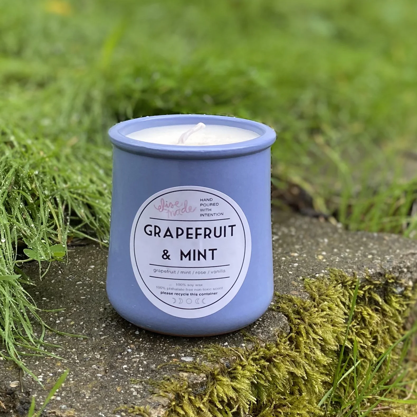 Recycled Yogurt Crock Candles — elisemade